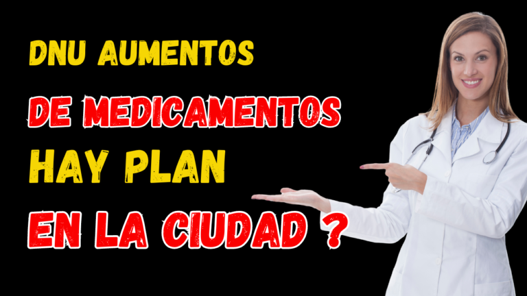 dnu aumentos de medicamentos hay plan