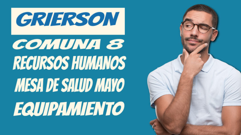 mesa de salud de mayo