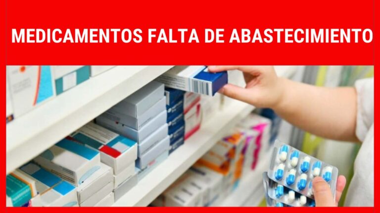 medicamentos falta de abastecimiento