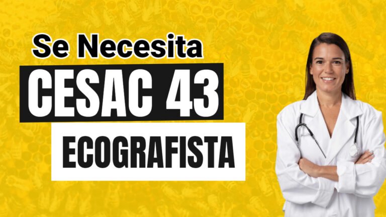 Cesac 43 Falta Ecografista