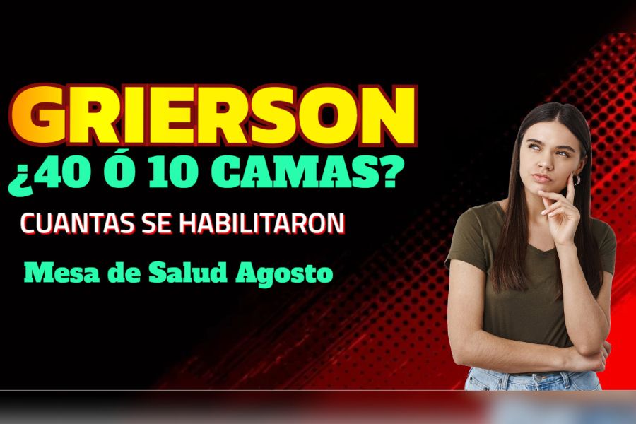 Grierson Inaugura Parcialmente Camas